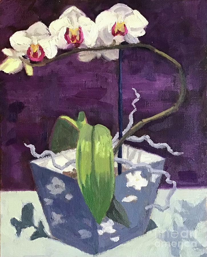 Orchid Beauty Painting by Anne Marie Brown