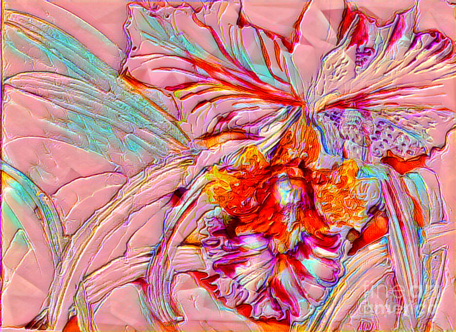 Orchid Blush Digital Art by Mindy Newman