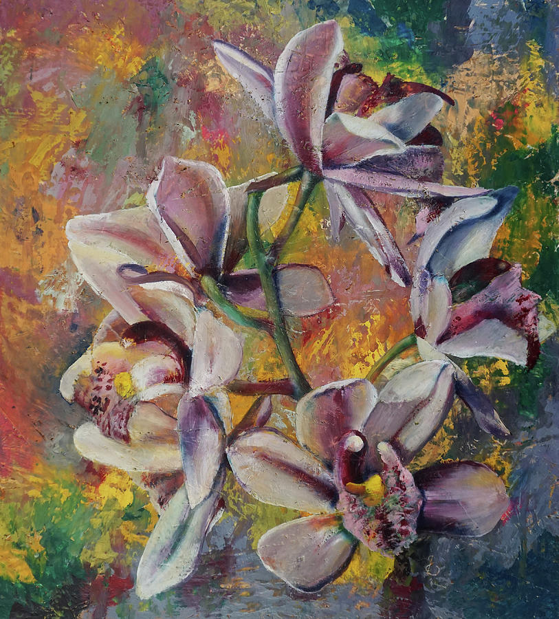 Orchid Painting - Orchid II. by Dora Stork
