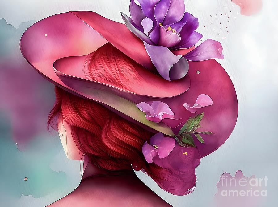 Orchid Lady Ana Digital Art by Lauries Intuitive