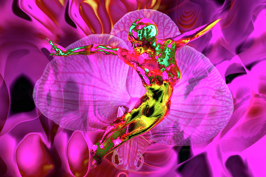 Orchid Queen Digital Art by Lisa Yount