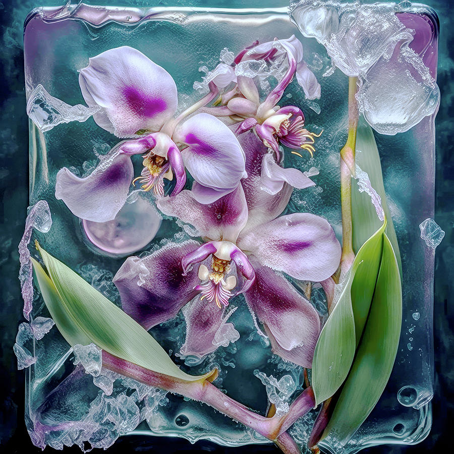 Orchids Extravaganza  Digital Art by Zina Zinchik