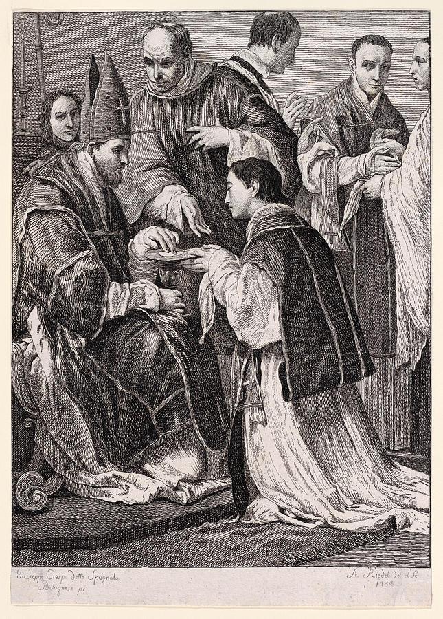 Ordination Drawing by Johann Anton Riedel