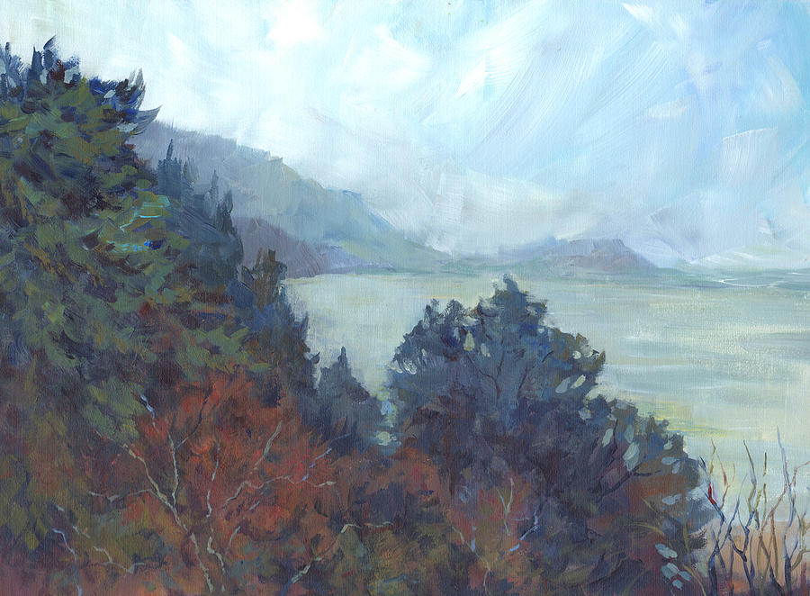 Oregon Coast II Painting by Peggy Wilson