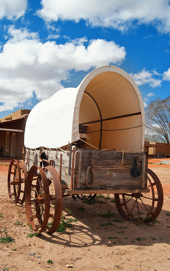 Oregon Trail Covered Wagon Photograph by Ivanastar