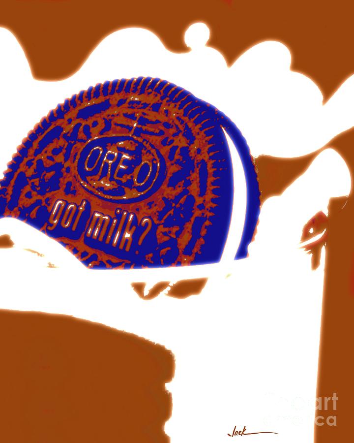 Oreo Painting - Oreo Dunk 4 by Jack Bunds Oreo Painting - Oreo Dunk 4 by Jack Bunds