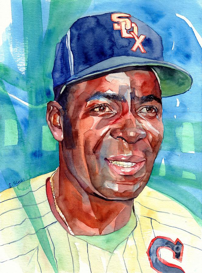 Chicago White Sox Painting - Orestes Minnie Minoso by Suzann Sines