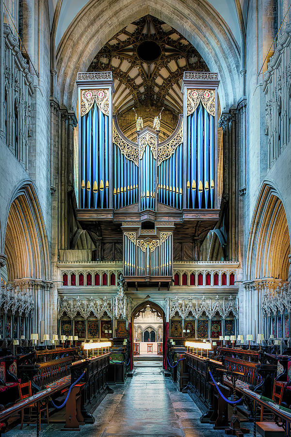 Organ at Wells Cathedral Photograph by John Wright - Fine Art America