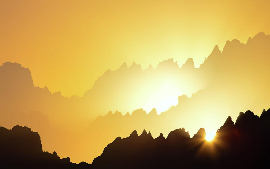 Mountain Photograph - Organ Mountain Sunrise by Will Keener