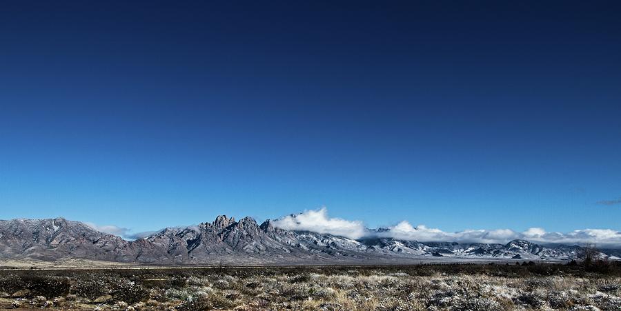 Organ Mountains, Dusted And Shrouded - Panorama Photograph