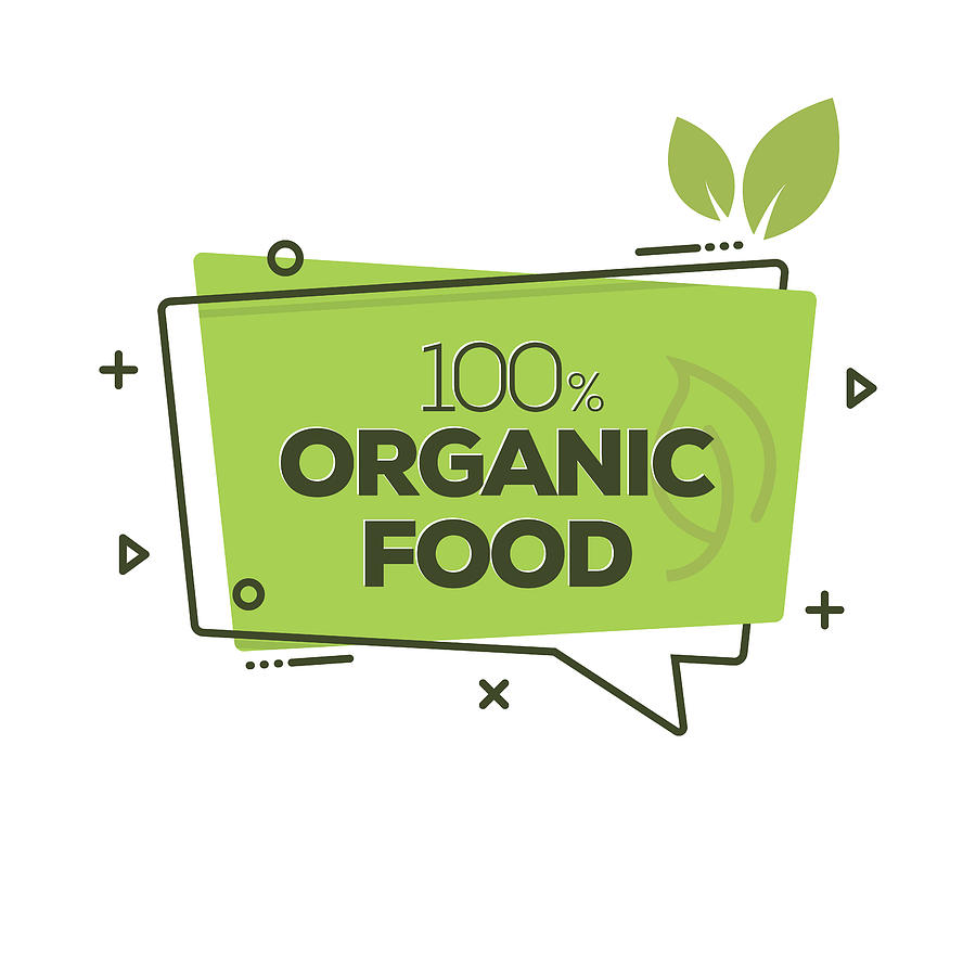 Organic Food Badge Drawing by Cnythzl