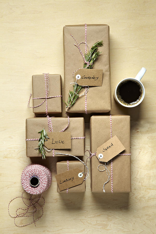 Organic Gift Wrap Ideas Photograph by Shana Novak