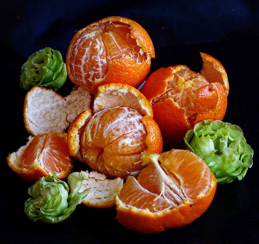 Organic Mandarins Photograph by Sarah Phillips