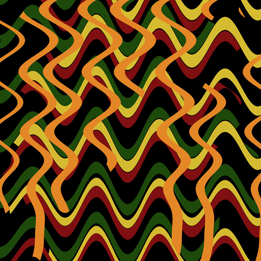 Abstract Digital Art - Organic Noodles by Jeremy Edsall Abstract Digital Art - Organic Noodles by Jeremy Edsall