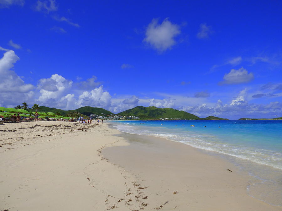 Orient Beach on St Martin Bahamas Photograph by Teresa Stallings - Pixels