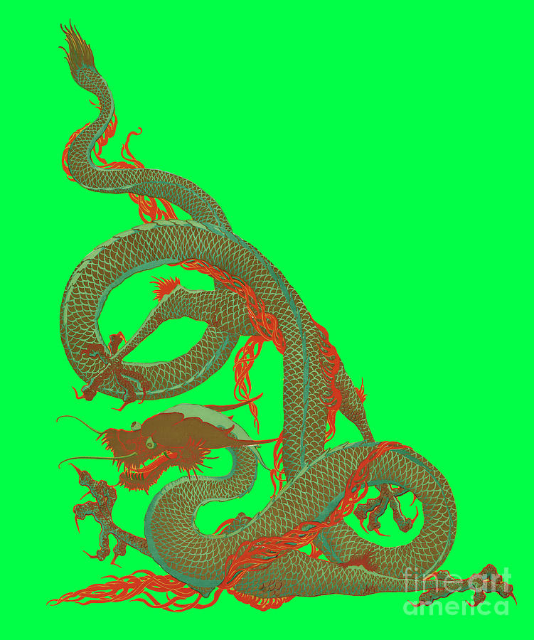 Oriental Dragon P4 Drawing