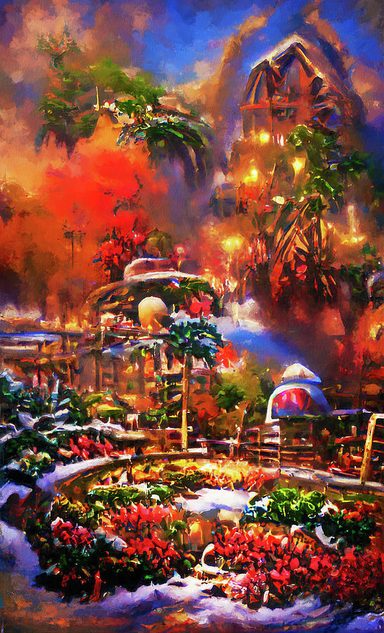 Origin of the World, Garden of Eden - 01 Painting by AM FineArtPrints