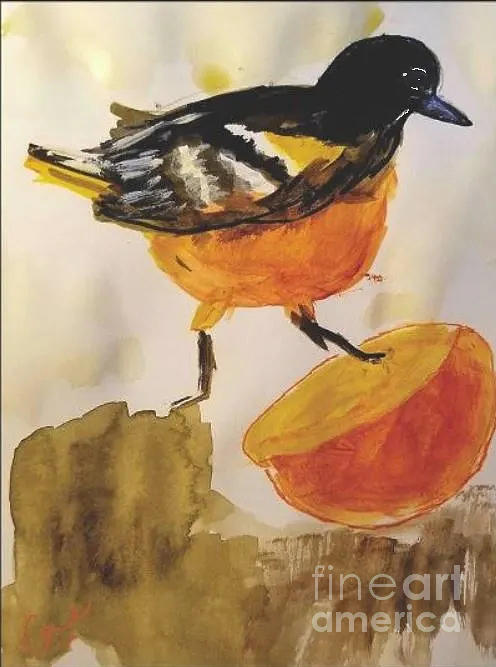 Oriole Painting - Oriole  by Rose Elaine