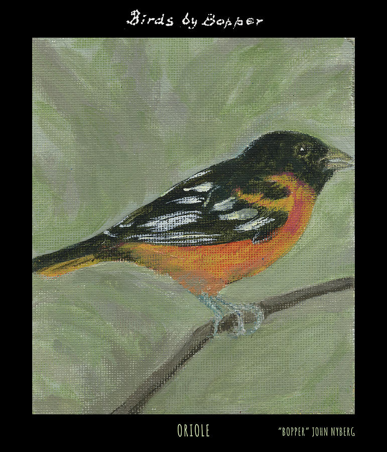 Oriole Painting by Tim Nyberg