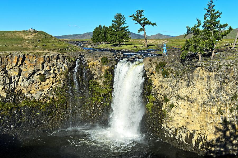 Orkhon Waterfall, Orchon Valley, Khangai Nuruu National Park, Oevoerkhangai Aimag, Mongolia Photograph by Guenter Fischer Orkhon Waterfall, Orchon Valley, Khangai Nuruu National Park, Oevoerkhangai Aimag, Mongolia Photograph by Guenter Fischer