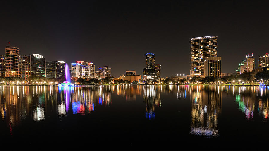 Orlando City Reflections Photograph by Travel Quest Photography