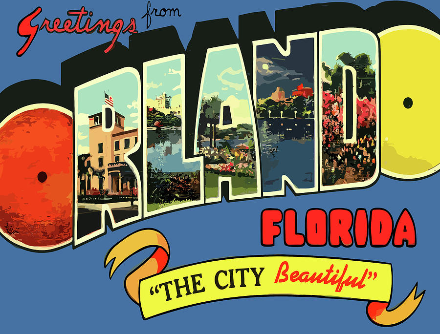 Orlando Digital Art - Orlando Letters by Long Shot