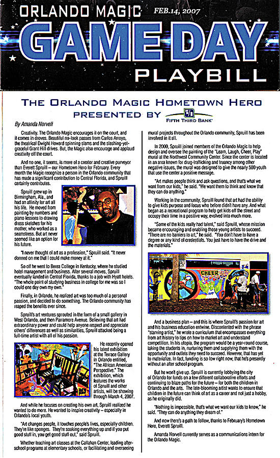 Orlando Magic Hometown Hero Photograph by Everett Spruill