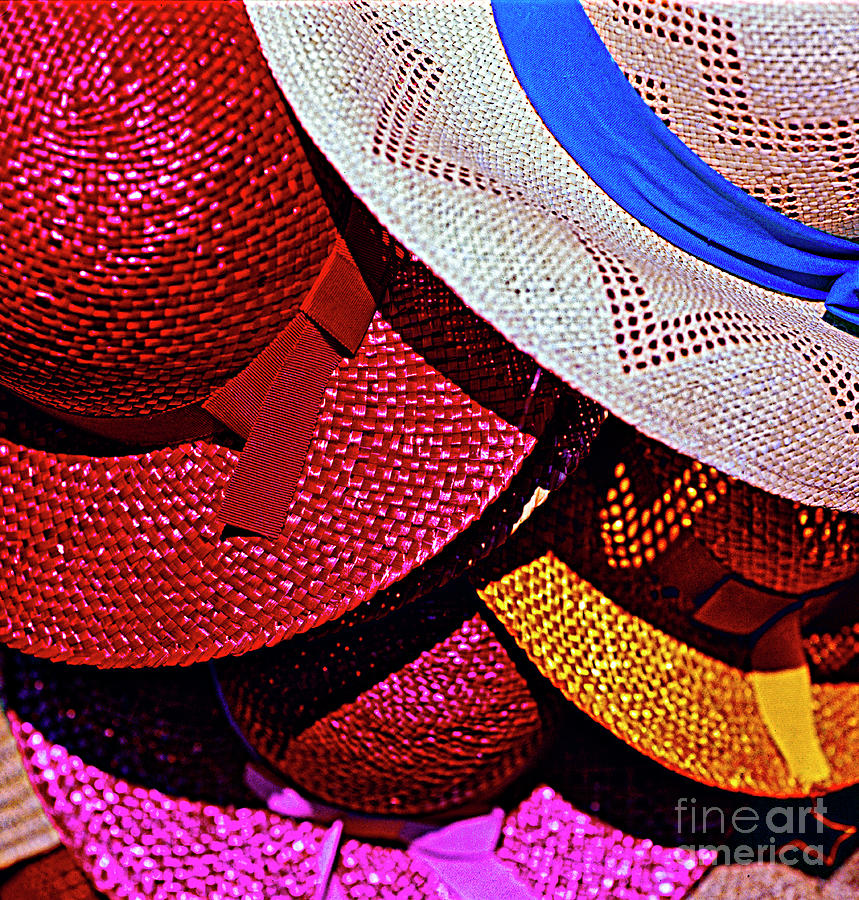 Orlando Magic Kindom vendor sun hats 30306009 Photograph by Tom Jelen