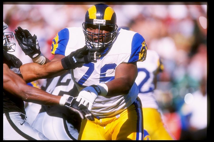 Orlando Pace Rams Photograph by Todd Warshaw