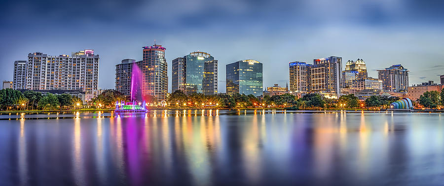 Orlando Skyline Photograph by Joe Rebello