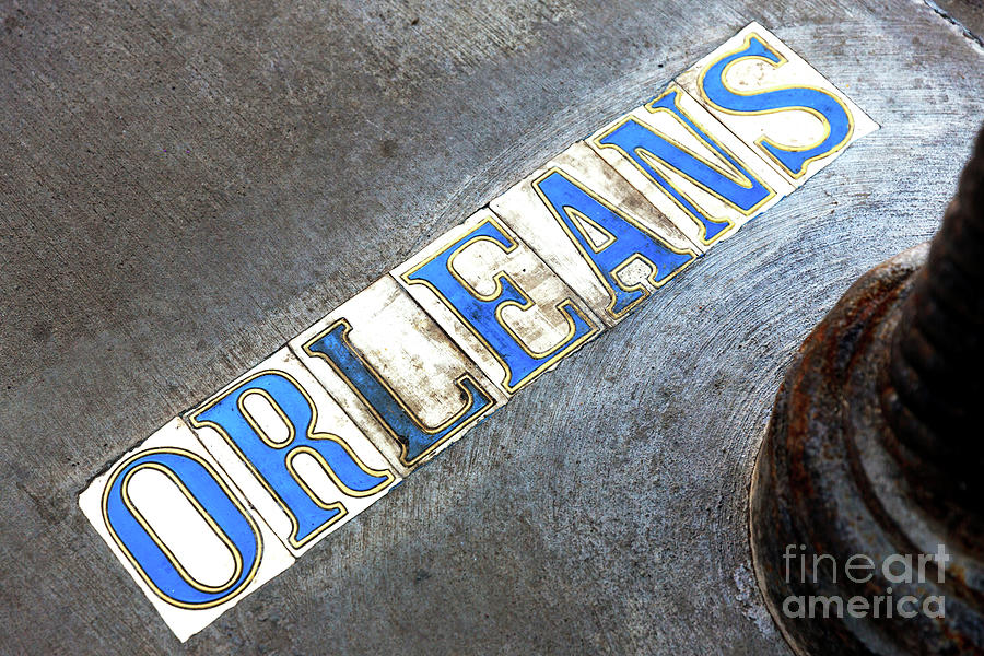 Orleans Street Tiles in the French Quarter Section Photograph by John Rizzuto