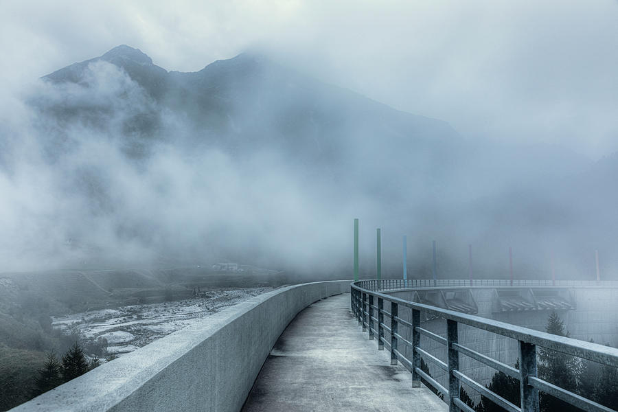 Orlegna dam - Switzerland Photograph by Joana Kruse