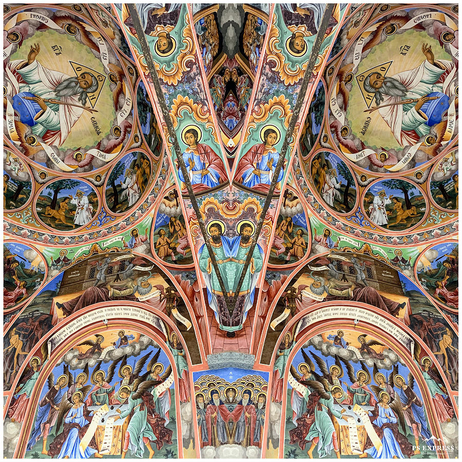 Ornate Church Ceiling  Digital Art by Don Wright