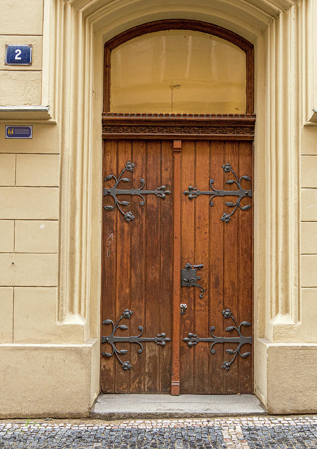Ornate Hinged Doorway Photograph by Jean Noren