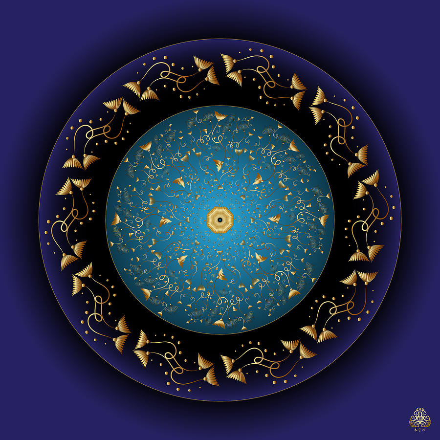 Ornativo Vero Circulus No 4176 Digital Art by Alan Bennington