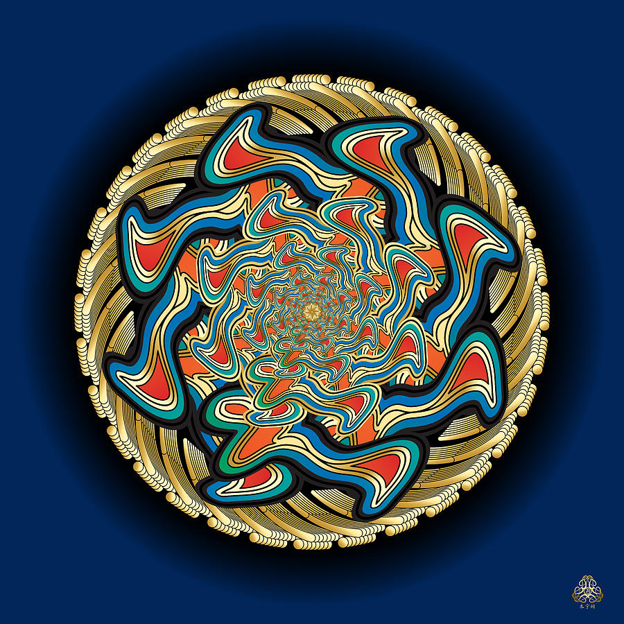 Ornativo Vero Circulus No 4230 Digital Art by Alan Bennington