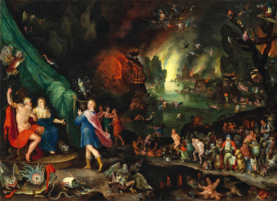 Orpheus in the Underworld  Painting by Jan Brueghel the Elder
