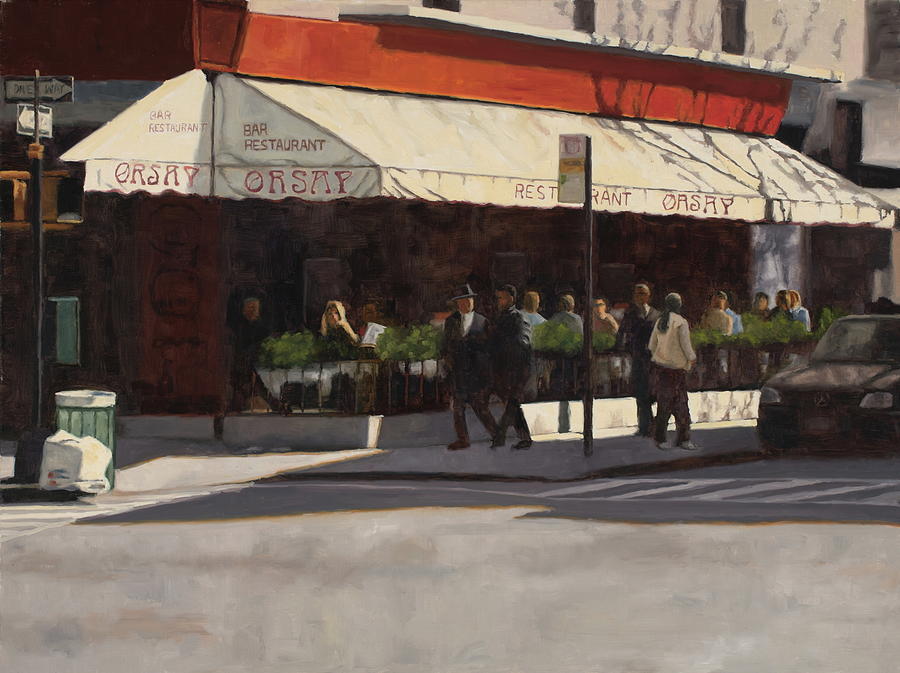 New York City Painting - Orsay Restaurant by Tate Hamilton