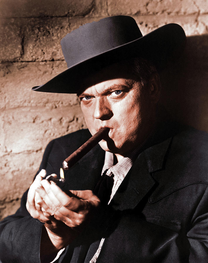 Orson Welles Photograph - Orson Welles - Man in the Shadow by Movie World Posters
