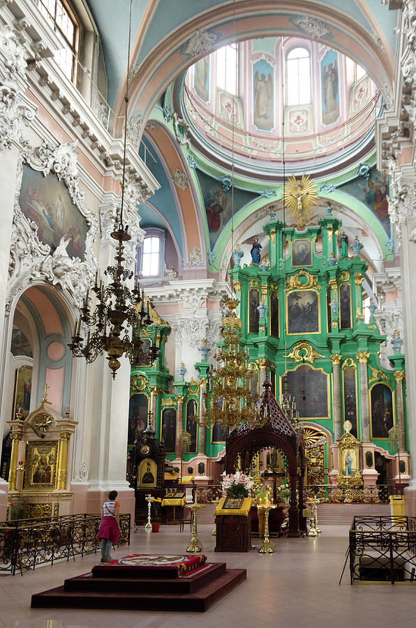 Orthodox Church of the Holy Spirit in Vilnius. Interior Photograph by RicardMN Photography