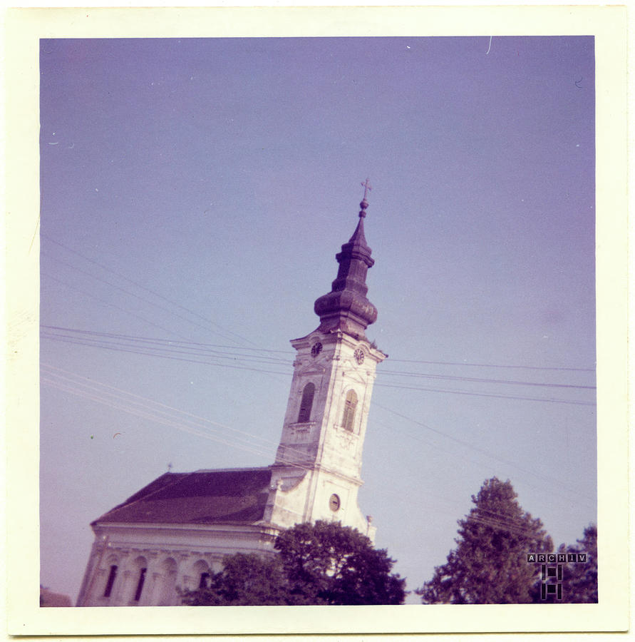 Orthodox Church, Wojwodina, Serbia, 1970s 2 Painting by MotionAge Designs