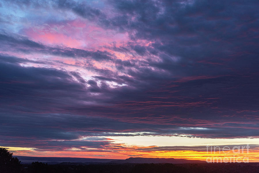 Ortiz Mountian Sunrise 3 Photograph by Steven Natanson