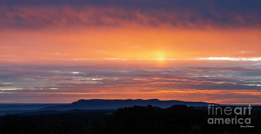 Ortiz Sunrise in  January Photograph by Steven Natanson