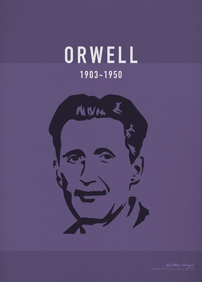 Orwell Mixed Media - Orwell Great Writers Series 008 by Design Turnpike