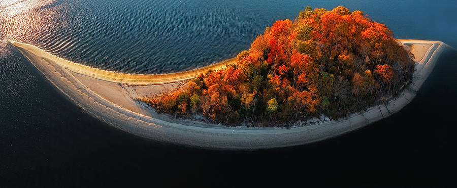 Osborn Island In The Fall Photograph by Susan Candelario