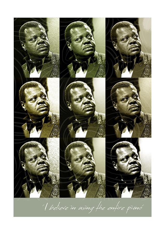 John Coltrane Digital Art - Oscar Peterson - Music Heroes Series by Movie Poster Boy