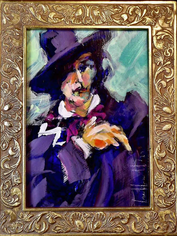 Oscar Wilde Painting by Les Leffingwell