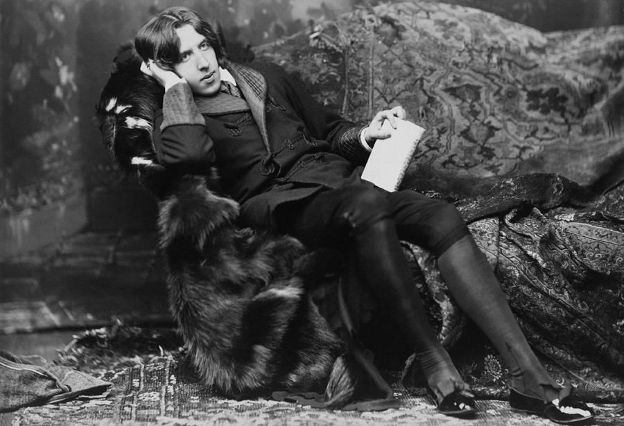 Oscar Wilde Portrait - Napoleon Sarony Circa 1882 Photograph by War Is Hell Store