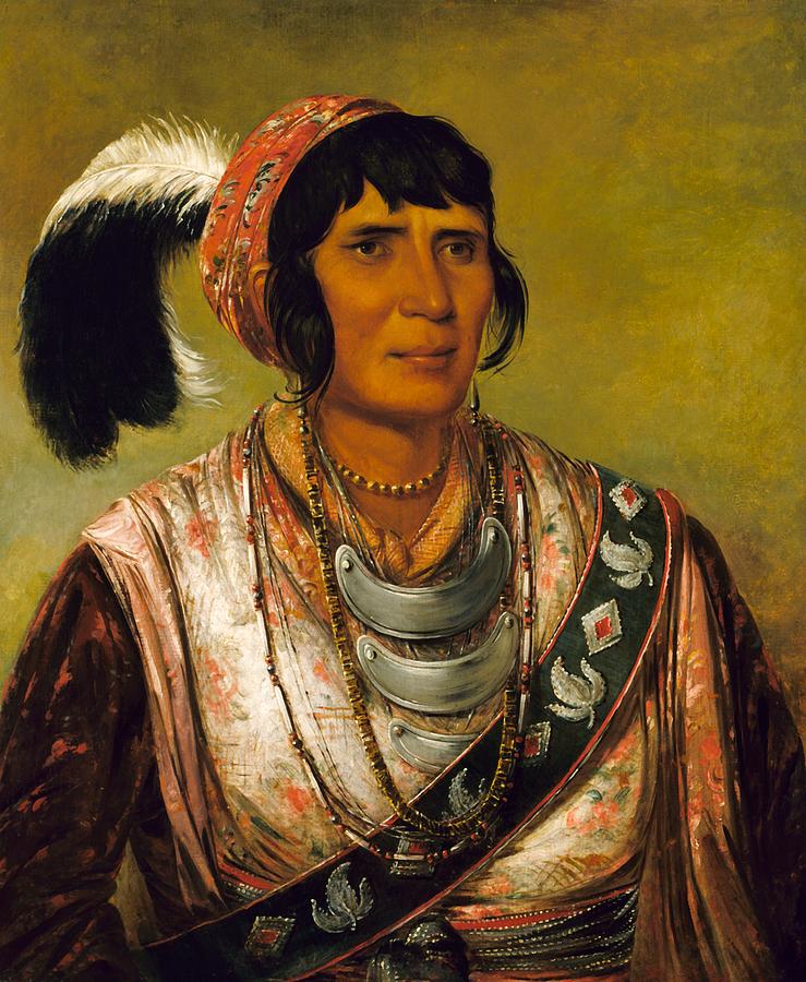 Historical Figures Painting - Osceola, Black Drink by Mountain Dreams