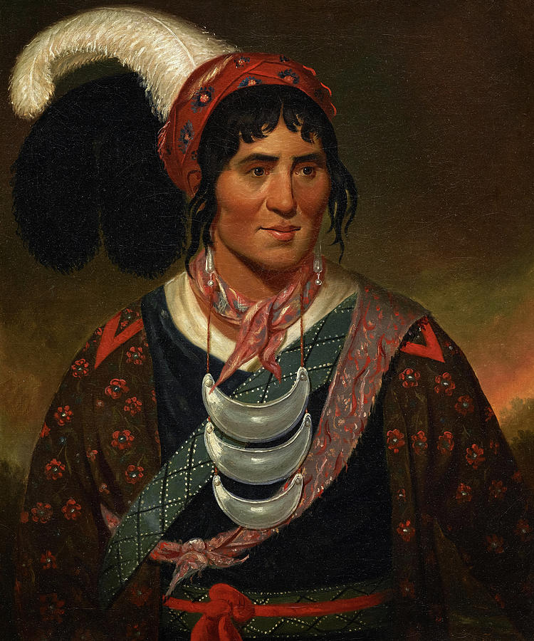 Osceola The Great Seminole Chief 1838 Painting By Robert John Curtis